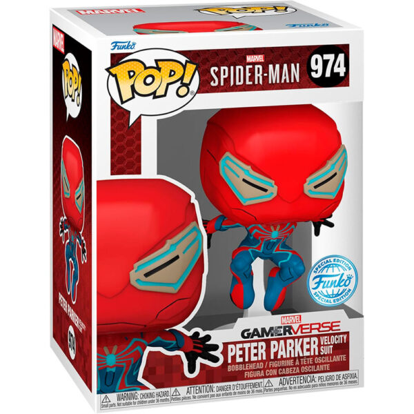 Spider-Man 2 POP! Games Peter Parker Velocity Suit Exclusive #974