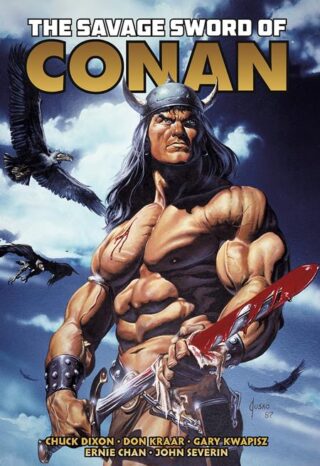 SAVAGE SWORD OF CONAN THE ORIGINAL COMICS OMNIBUS HC VOL 10 DIRECT MARKET EDITION JOE JUSKO KONG CVR (MR)