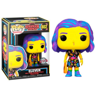 Funko POP! Stranger Things N° 802 – Eleven in Mall Outfit Black Light Exclusive
