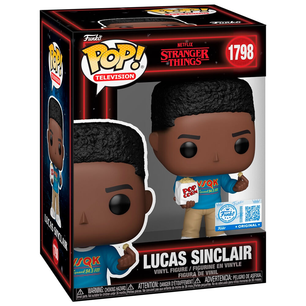 Funko POP! Stranger Things N° 1798 – Lucas Sinclair Exclusive