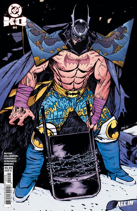 DC K.O. #4 (OF 5) CVR B DANIEL WARREN JOHNSON CARD STOCK VAR